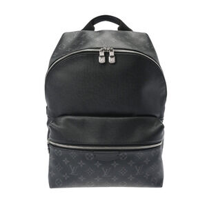 Louis Vuitton Monogram Discovery Backpack Black Gray Taiga Eclipse Daypack